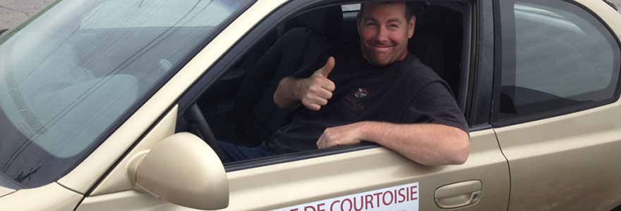 voiture courtoisie